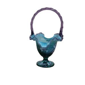 Fenton XXI Fenton Family New Century Collection Hand Painted and signed.